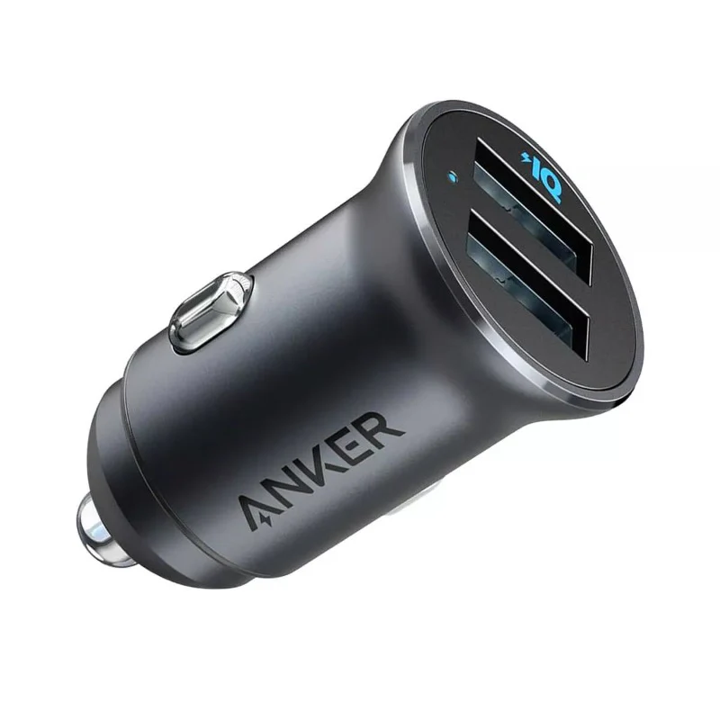 Anker PowerDrive 2 Alloy 24W Car Charger - Black - Image 2