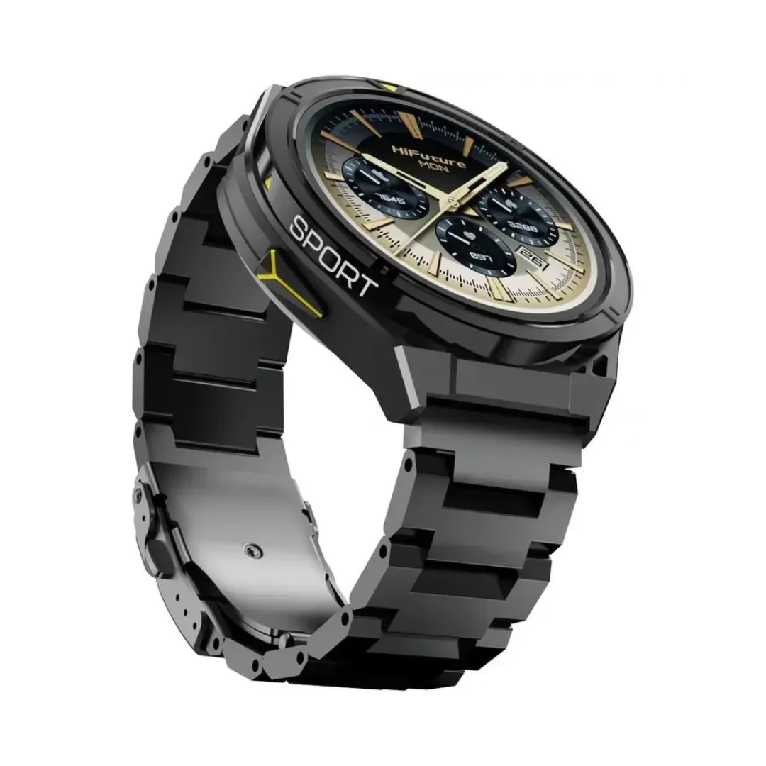 HiFuture Fit Active Smartwatch -Black-Yellow - Image 3