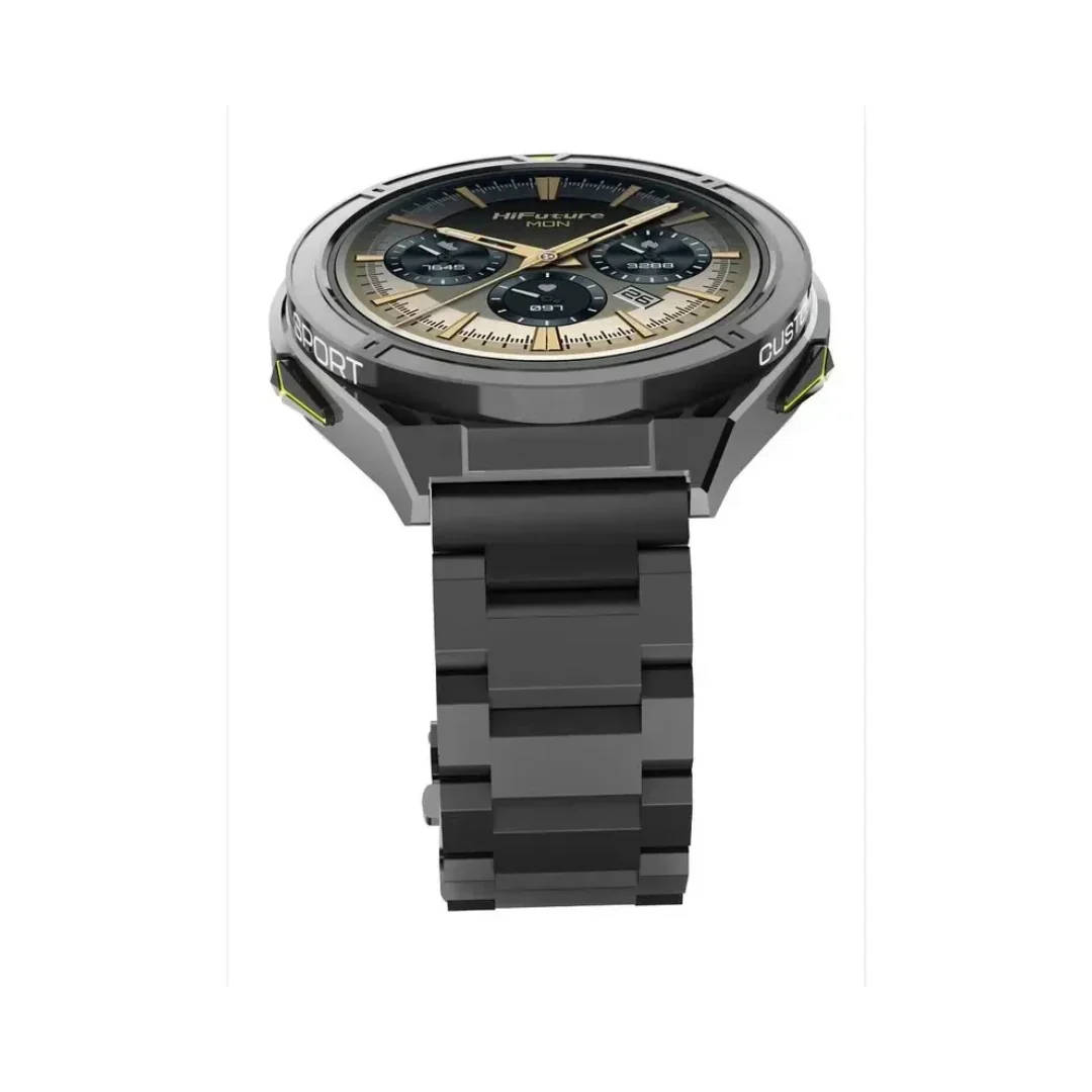 HiFuture Fit Active Smartwatch -Black-Yellow - Image 4