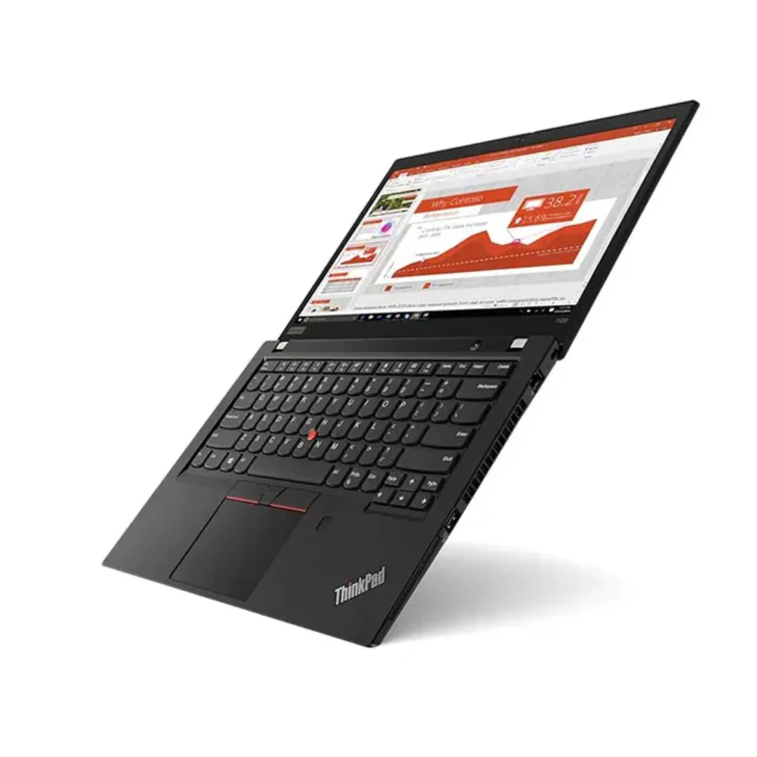 Lenovo ThinkPad T490 - Core i5 8th Gen, 14 inch screen, Intel HD Graphics, Windows 11 Pro, Color - Black - Image 3